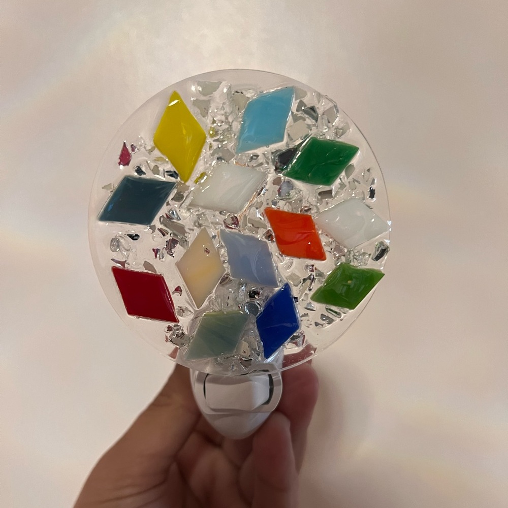 NIGHT LIGHT Stained Glass Design Night Light